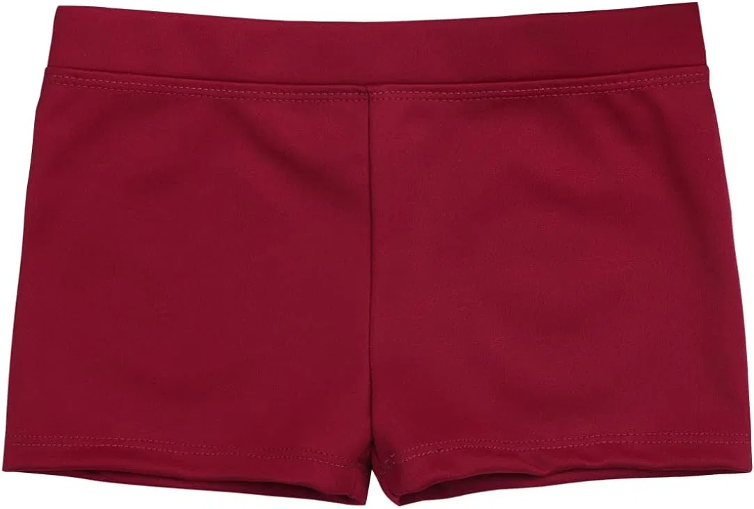 Детские шорты активные с камуфляжным принтом easyforever, Burgundy Solid — фото 4