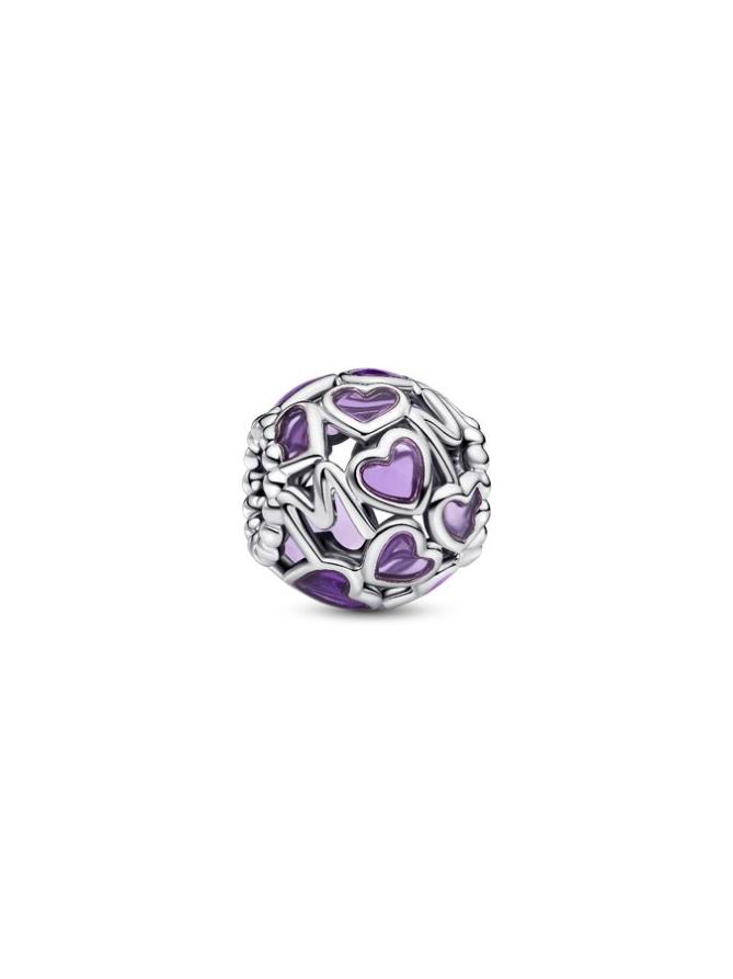 

Шарм Pandora Openwork Hearts Mom Charm, стерлинговое серебро