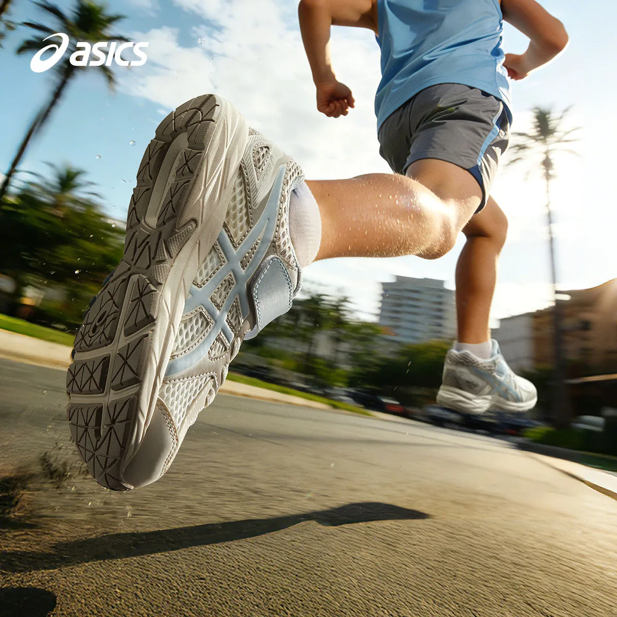 Детские кроссовки для бега Unisex ASICS, 107 — фото 3