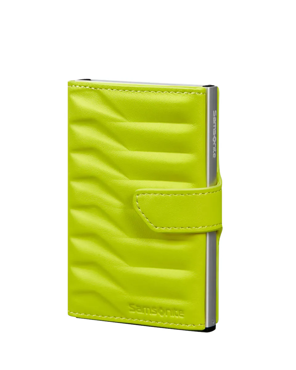 

Мужской кошелек Alu Fit из кожи и алюминия Samsonite, желтый