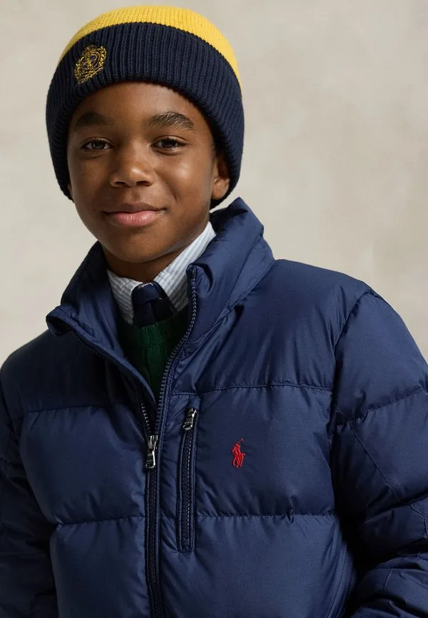 Пуховая куртка gorham с капюшоном, модель 714y Polo Ralph Lauren, Newport Navy — фото 4