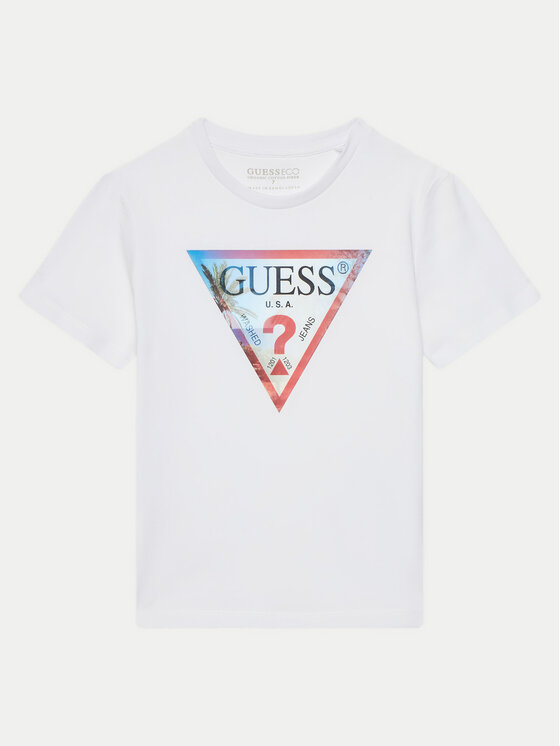 

Футболка обычного кроя L5GI26 K8HM4 Guess, белый