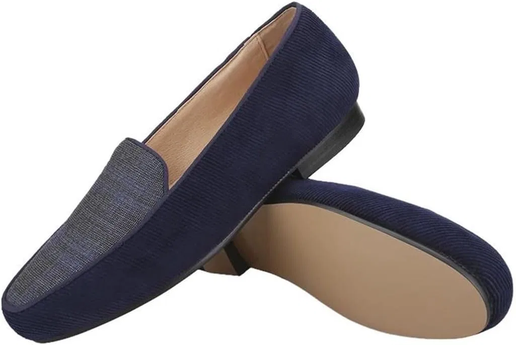 Мужские повседневные кроссовки из вельвета и шерсти, Navy Blue — фото 4