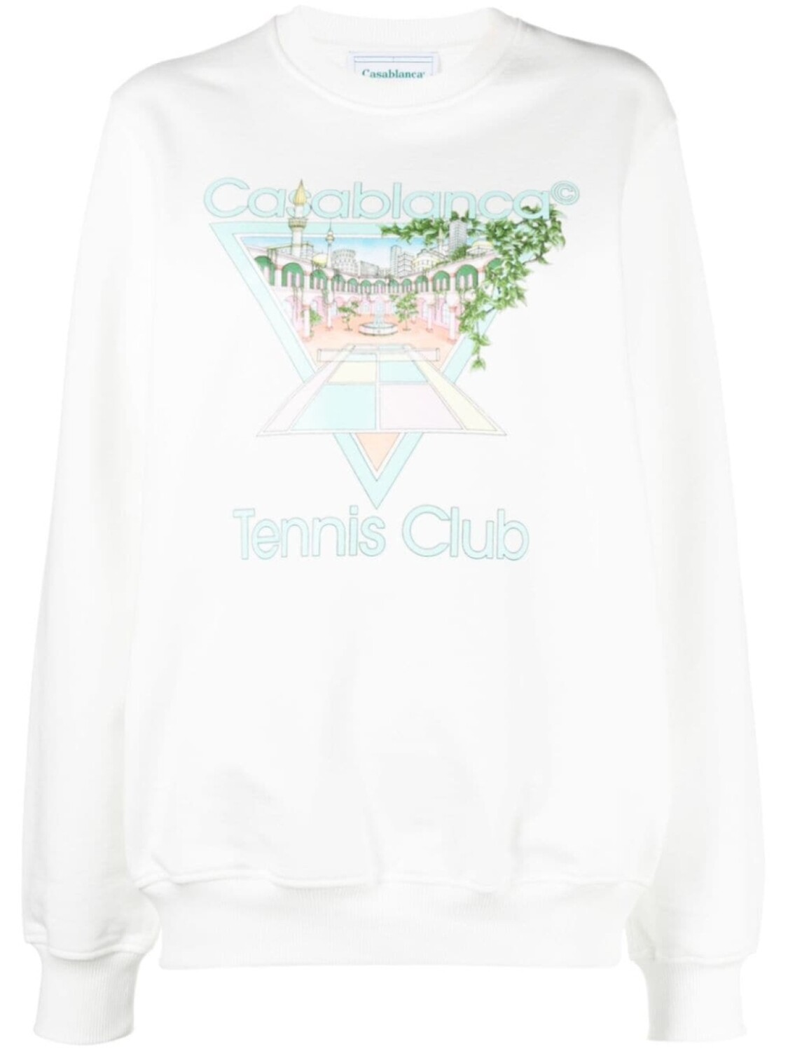 

Casablanca толстовка Tennis Clb Icon, белый