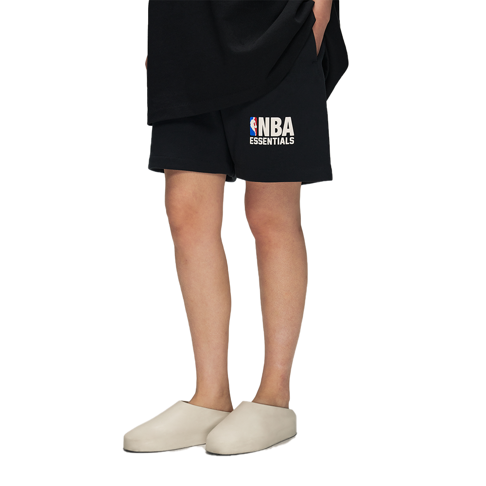 

NBA FW25 классические шорты-свитшот мужские Fear Of God Essentials, черный