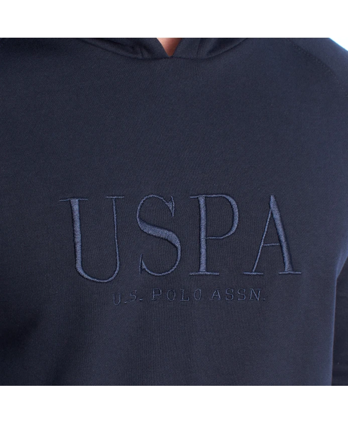 Толстовка с флисовой подкладкой U.S. Polo Assn., синий — фото 3