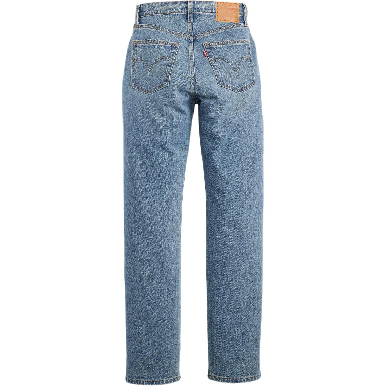Джинсы женские blue moderate straight fit Levis — фото 3