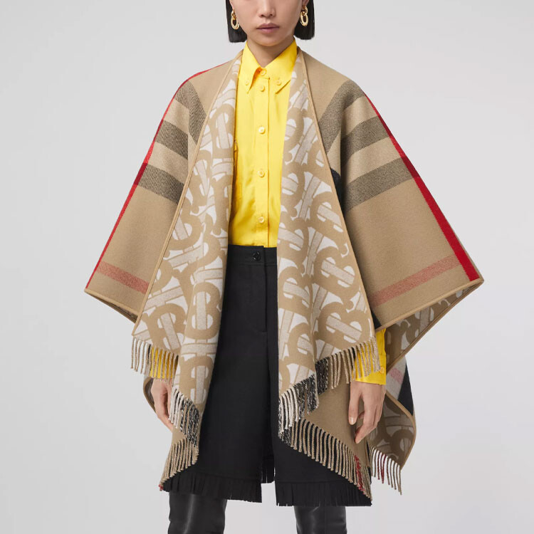 Burberry Женская накидка, цвет Archive Beige — фото 4