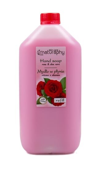 

Жидкое мыло для рук Роза с алоэ Naturaphy 5л., Blux Cosmetics