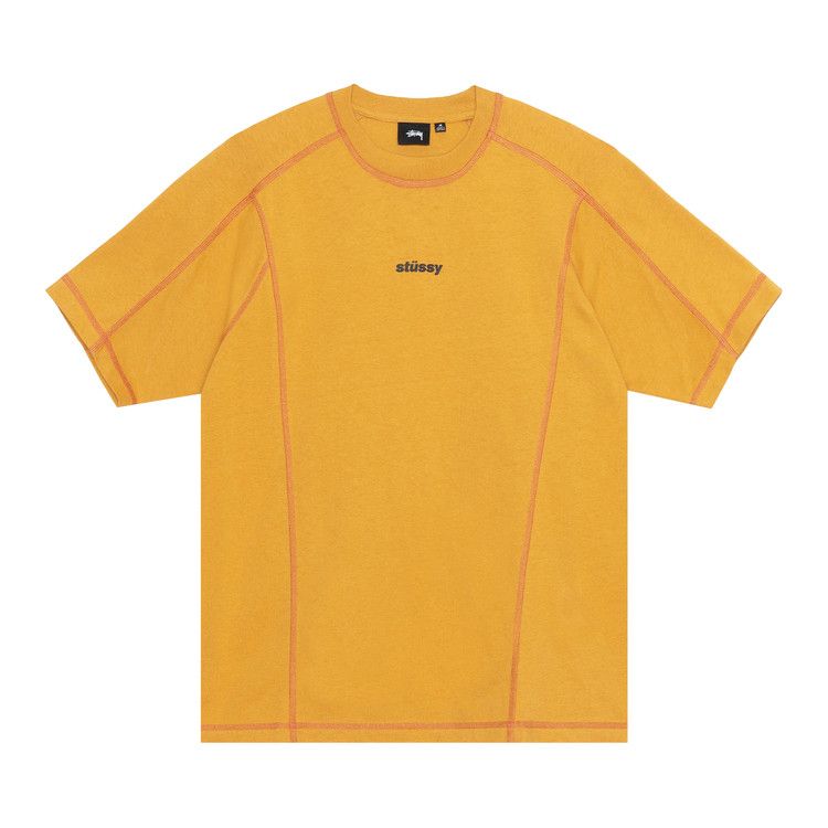 

Свитер Stussy Wave Short-Sleeve Crew, Mustard