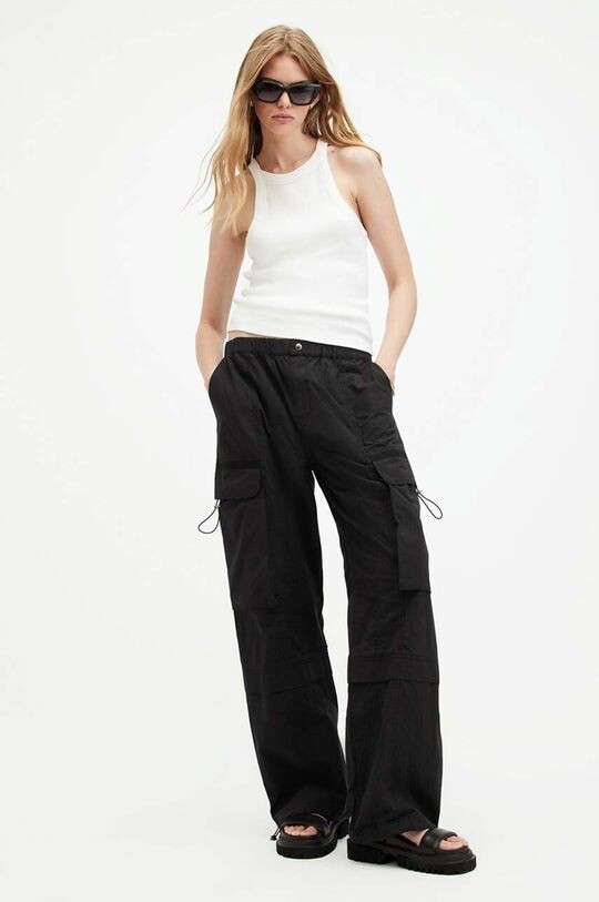 

Брюки BARBARA TROUSER из хлопка AllSaints, черный