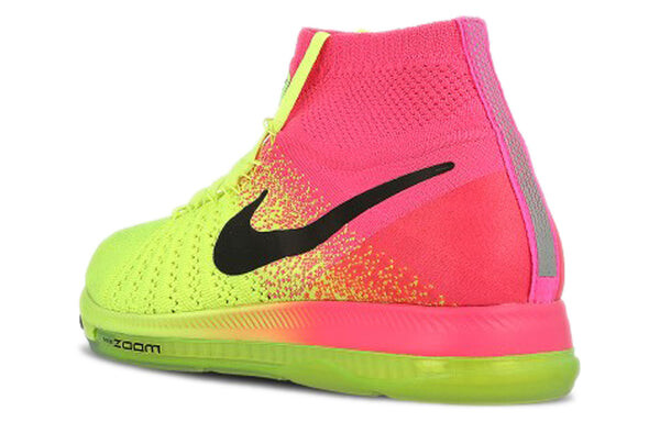 Кроссовки zoom all out flyknit oc Nike, желтый — фото 4