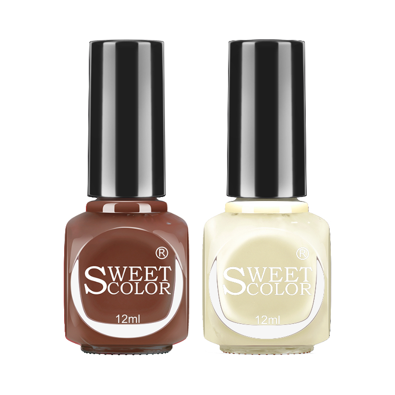 

Водный лак для ногтей без запаха, стойкий, без сушки в лампе, быстросохнущий SH510+SH694/Mermaid Hime 12мл*2 SweetColor