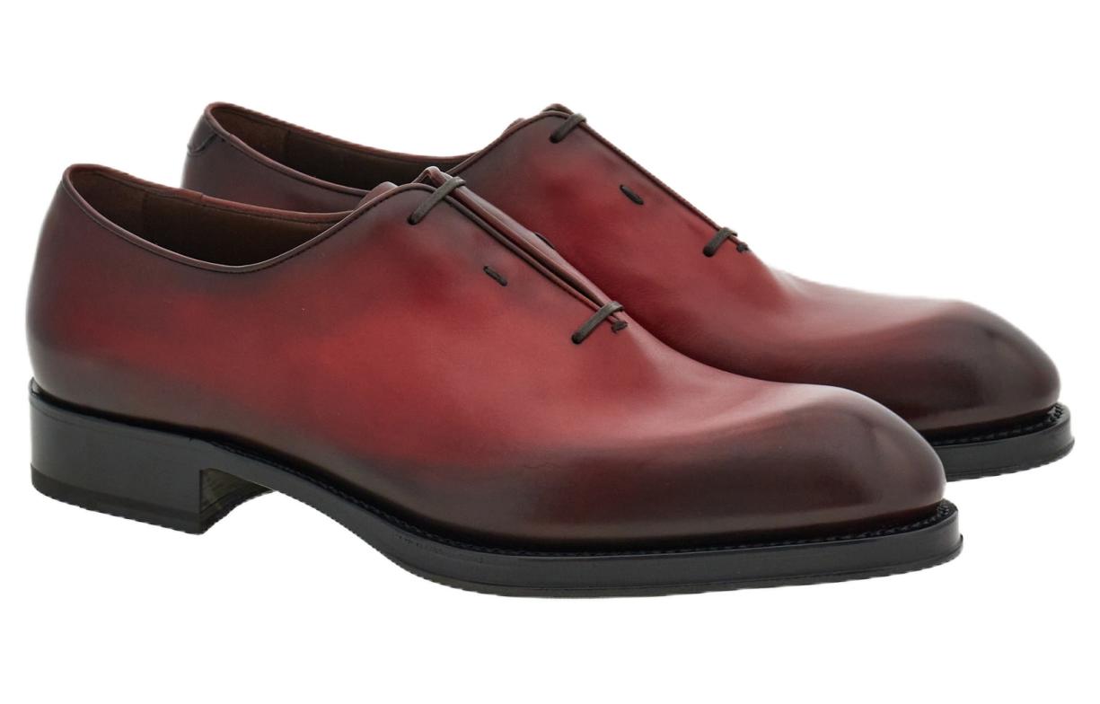 Oxford Almond-toe Shoes Ferragamo, красный — фото 3