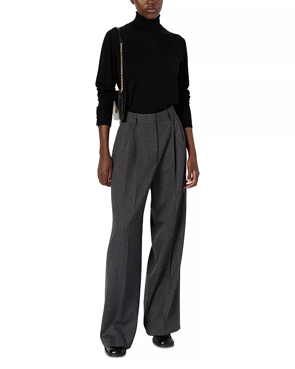 

Свитер-Водолазка из мериносовой шерсти Eugenie Gerard Darel, черный