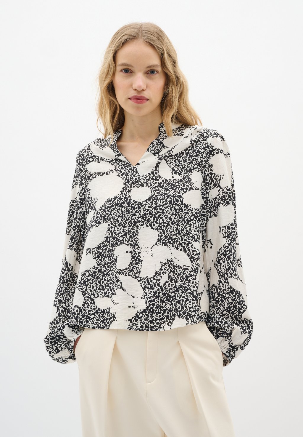 

Блуза IDANAIW InWear, черный