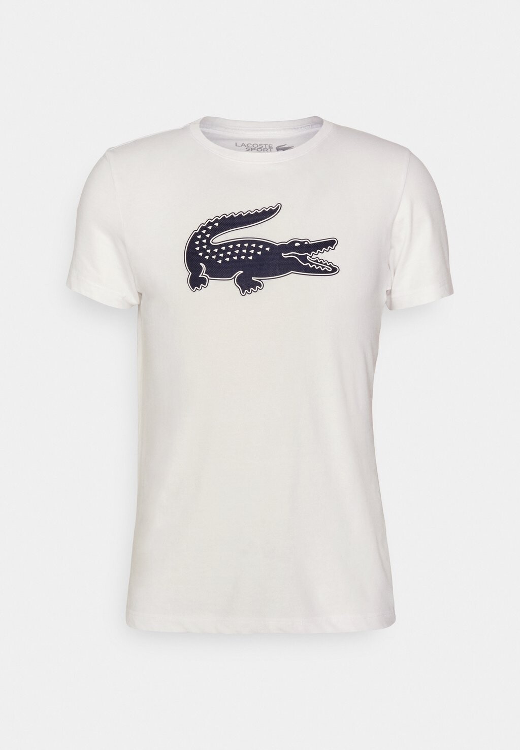 Футболка с принтом Printed Sports T-Shirt Lacoste, цвет white/black — фото 4