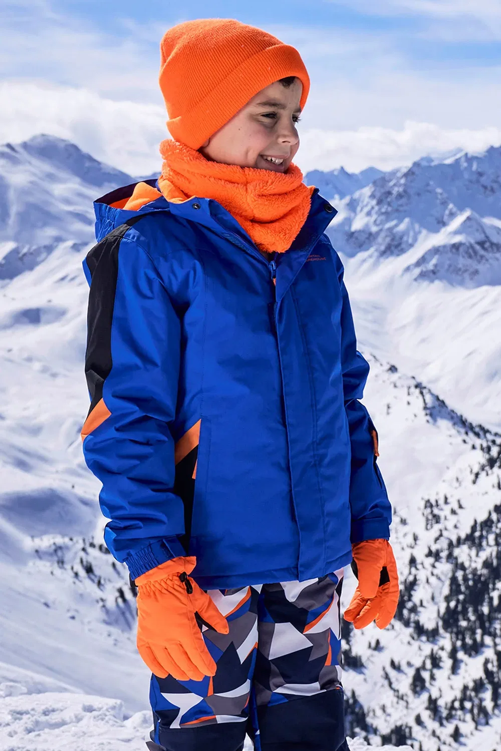 Детская сноубордическая куртка Mountain Warehouse, кобальтовый
