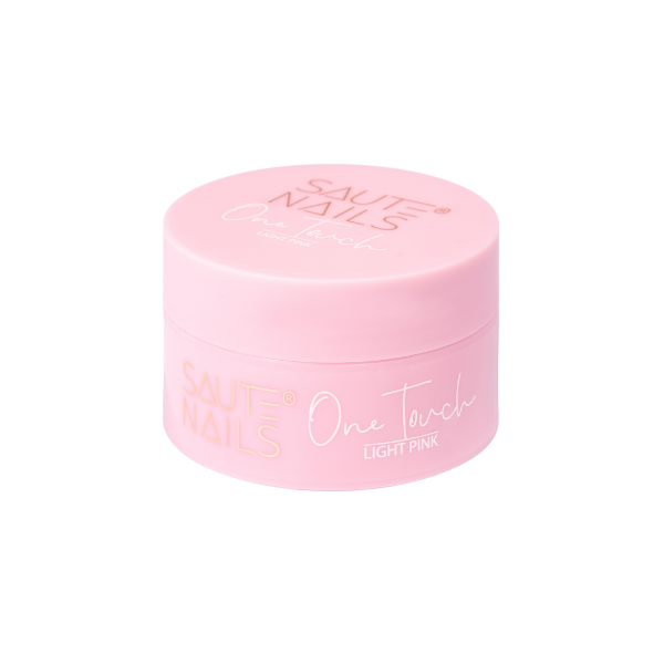 

Строительный гель светло-розового цвета, 50 г Saute Nails One touch, цвет light pink