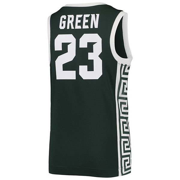 Молодежная баскетбольная майка draymond green green michigan state spartans replica Nike — фото 3