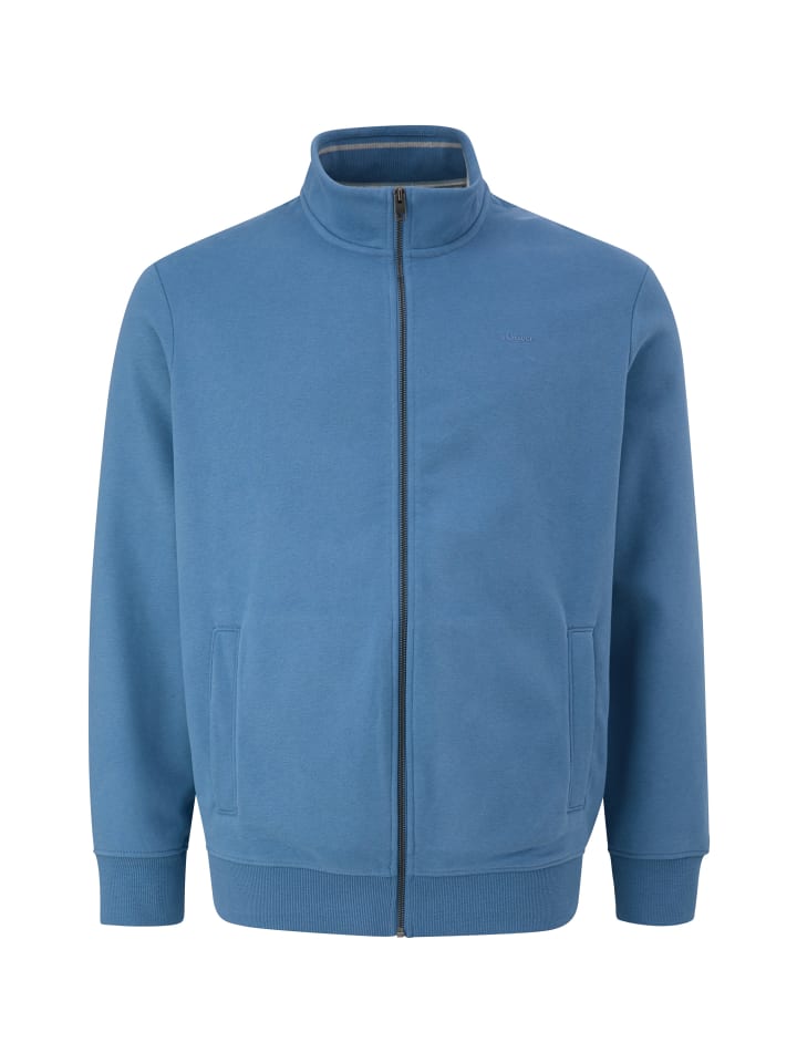 

s.Oliver Толстовка-куртка 5402_синего цвета