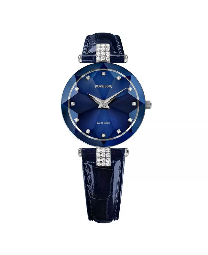 

Женские часы Facet Strass Swiss с синим циферблатом - 30 мм Jowissa, синий
