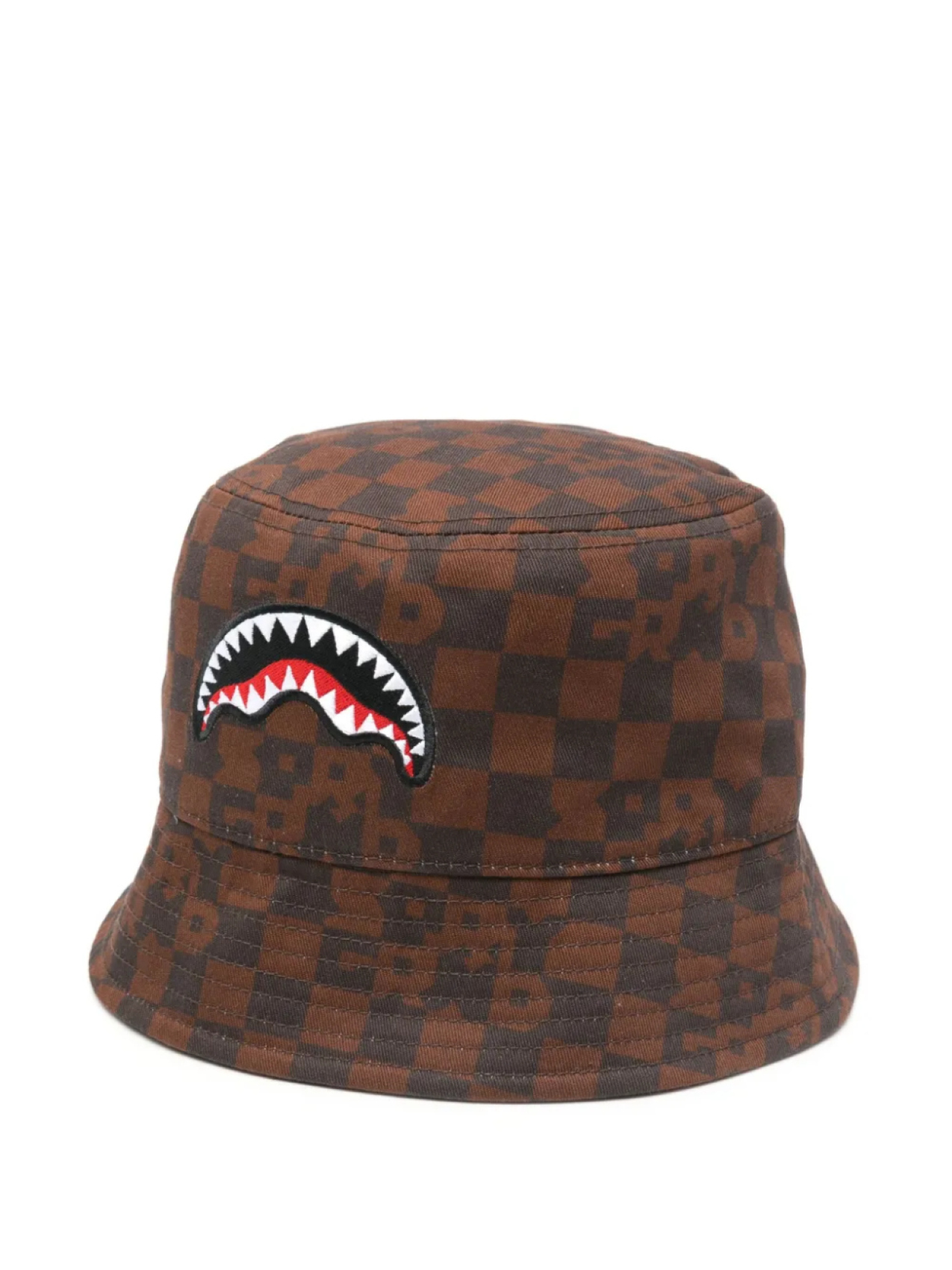 

Sprayground kid панама в клетку, коричневый