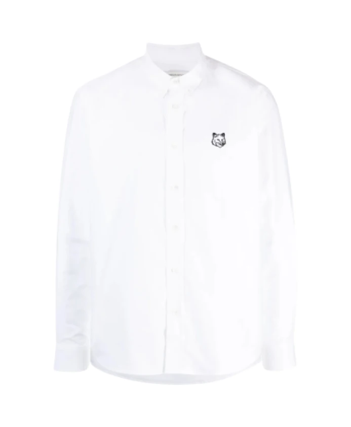 

Оксфордская рубашка Maison Kitsunã, белый