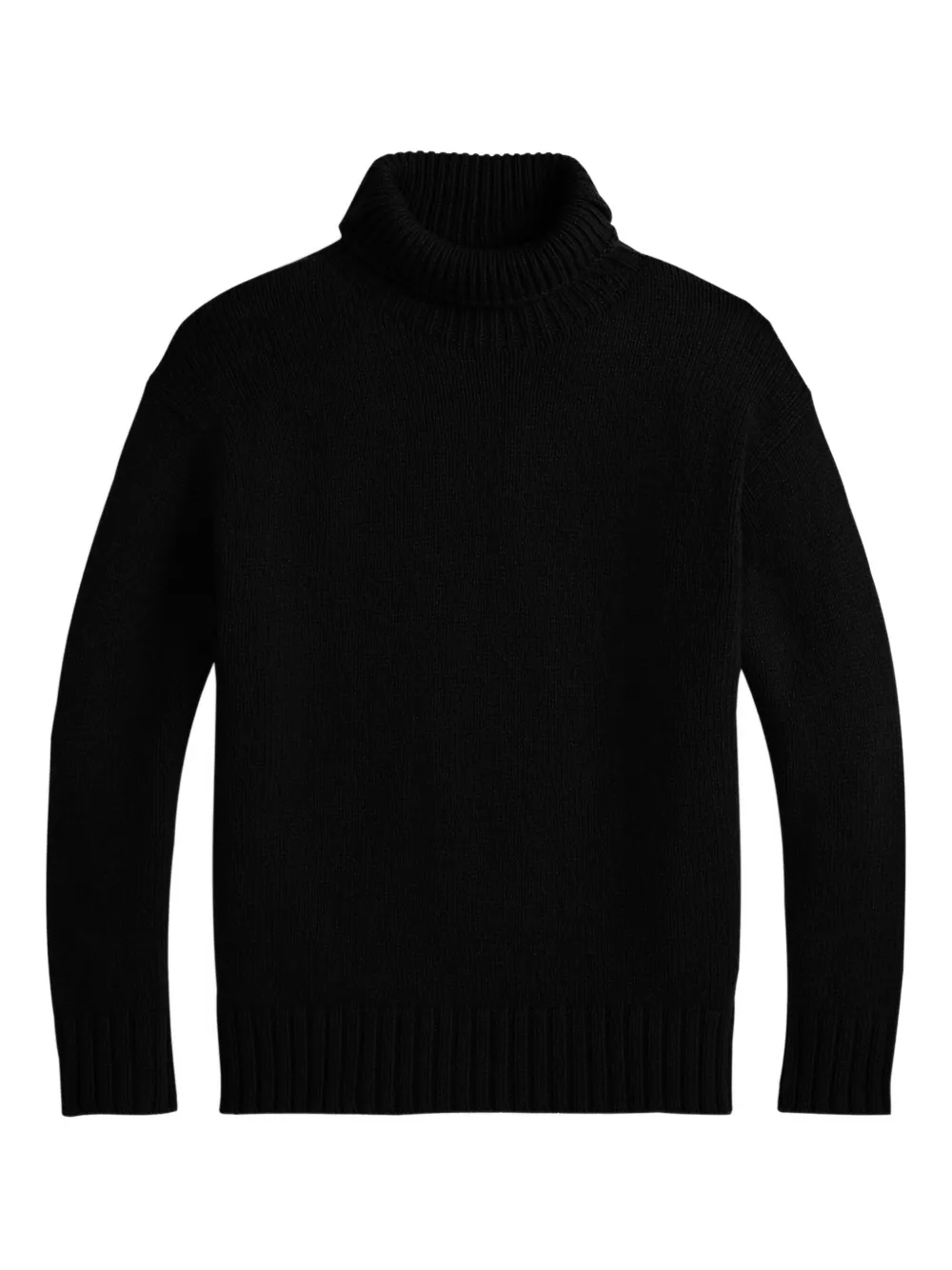 

Шерстяной свитер с высоким воротником POLO RALPH LAUREN, черный