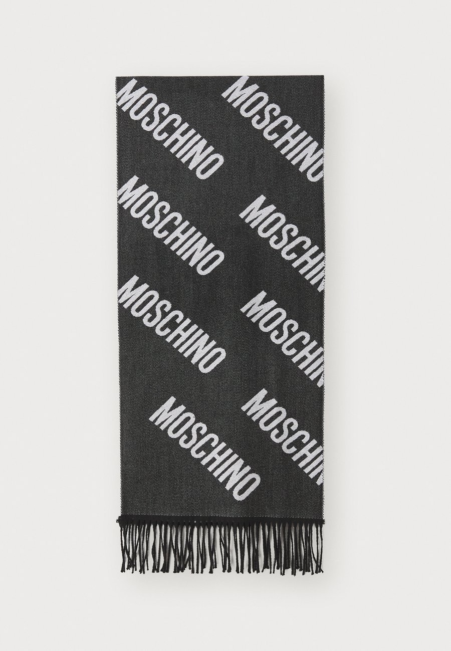 

Шарф MOSCHINO LOGO SCARF, Black/White/Black