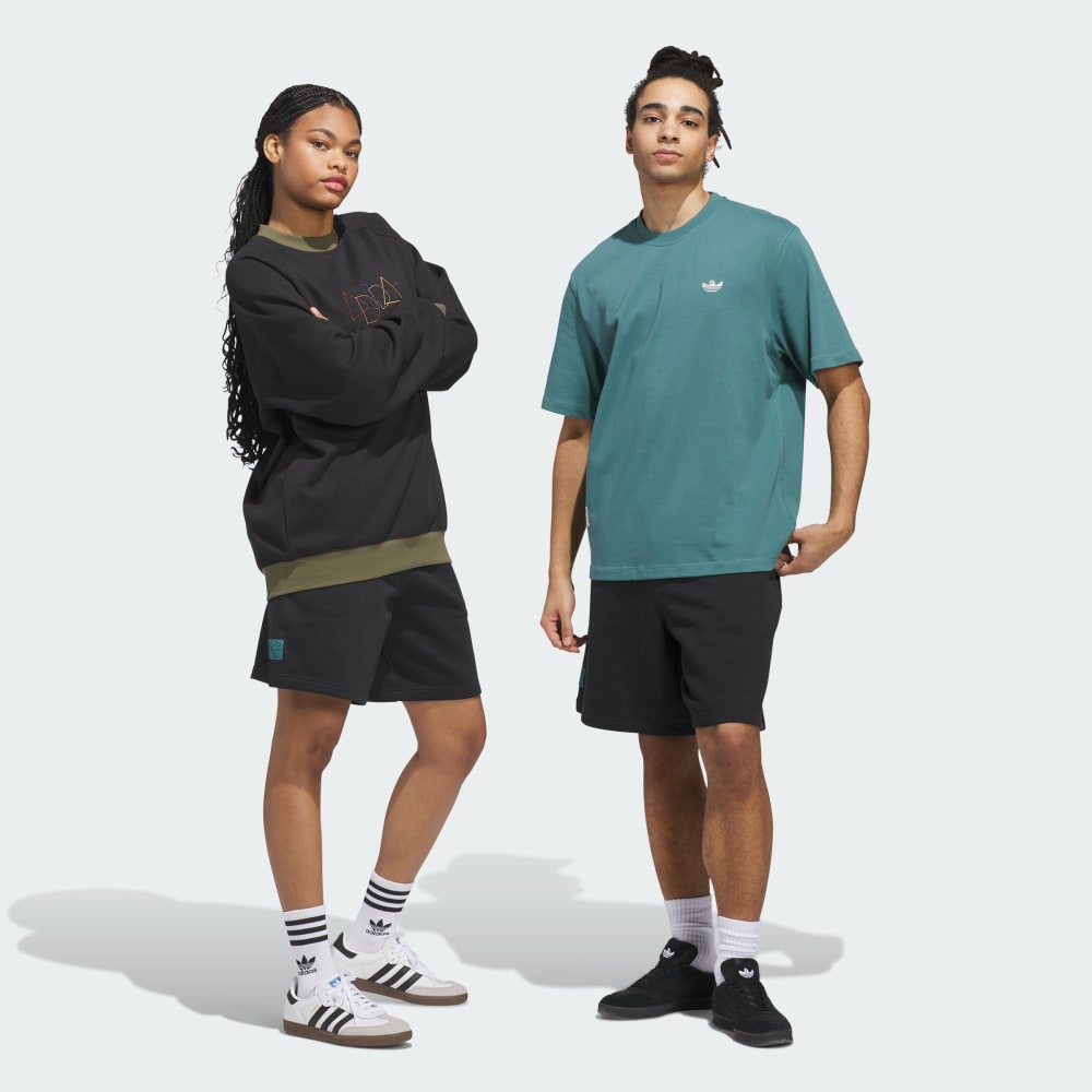 

Спортивные шорты Adidas Shmoofoil Heavyweight Short, цвет Black/Preloved Teal