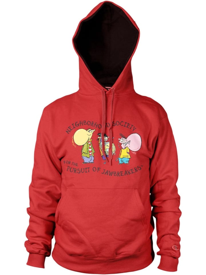 

Cartoon Network Худи "Ed, Edd n Eddy Neighborhood Society Hoodie" красного цвета