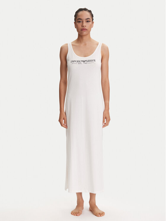 

Платье на каждый день обычный крой EW000494 AF10881 U1131 Emporio Armani Underwear, белый