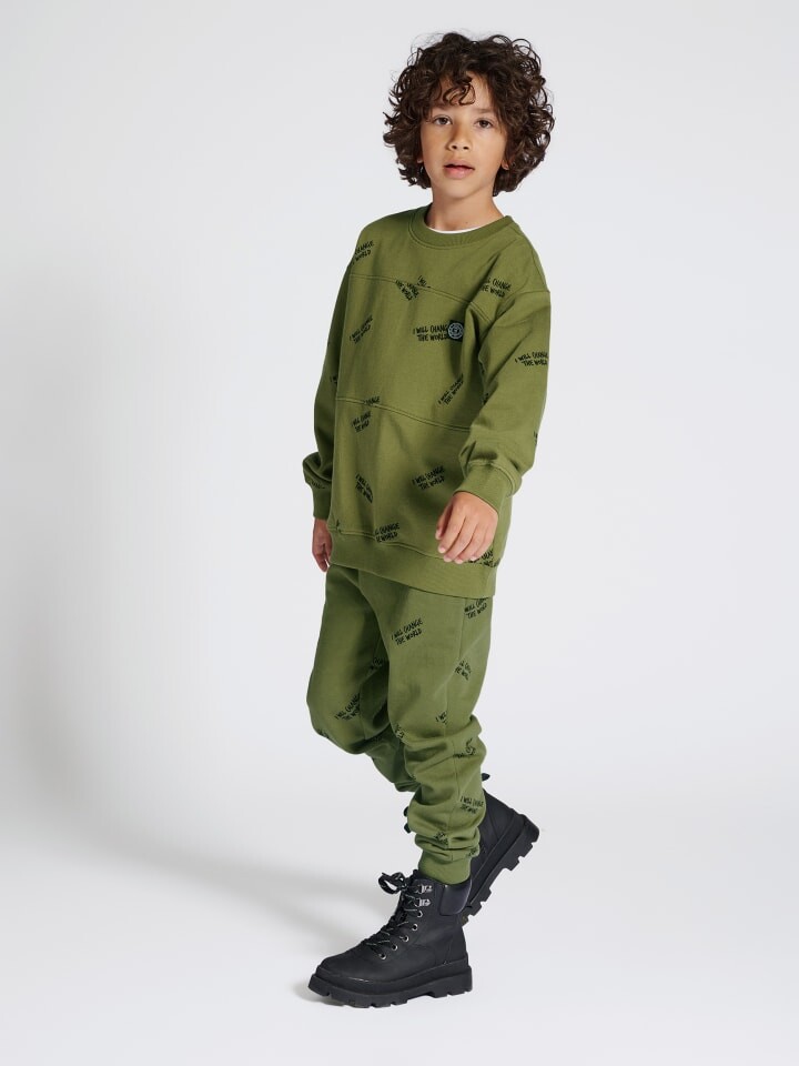 Спортивные штаны Sometime Soon Verstellbare Taille Pants Stsmilos Kinder, цвет OLIVE BRANCH — фото 3
