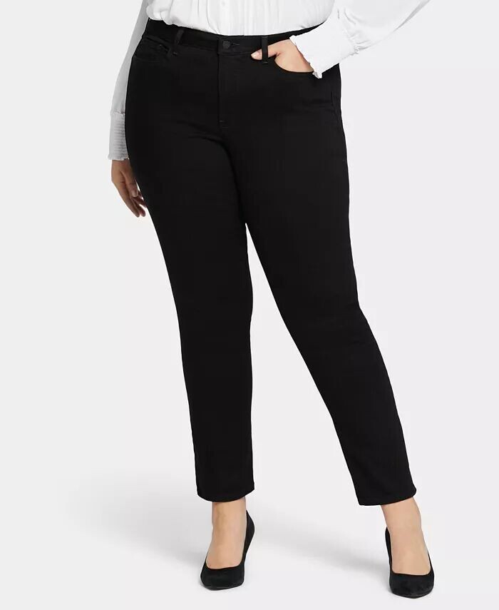 

Джинсы Sheri Slim Plus Size NYDJ, черный