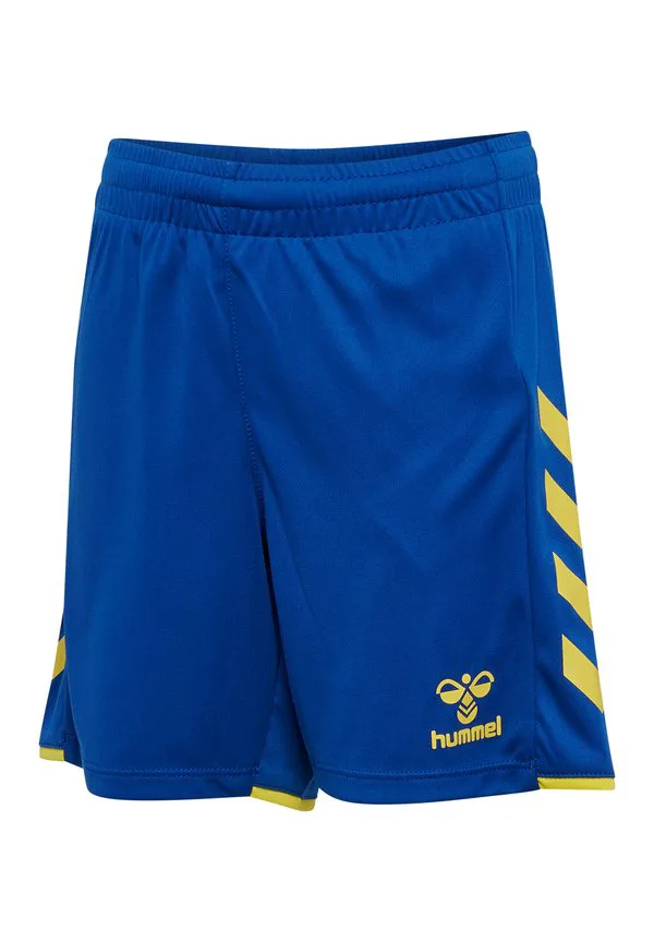 Спортивные штаны hmlcore 2.0 Hummel, True Blue Blazing Yellow — фото 4