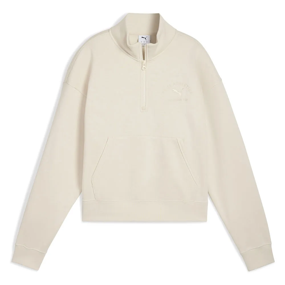 

Толстовка Puma Class Comfort Short half zip, бежевый