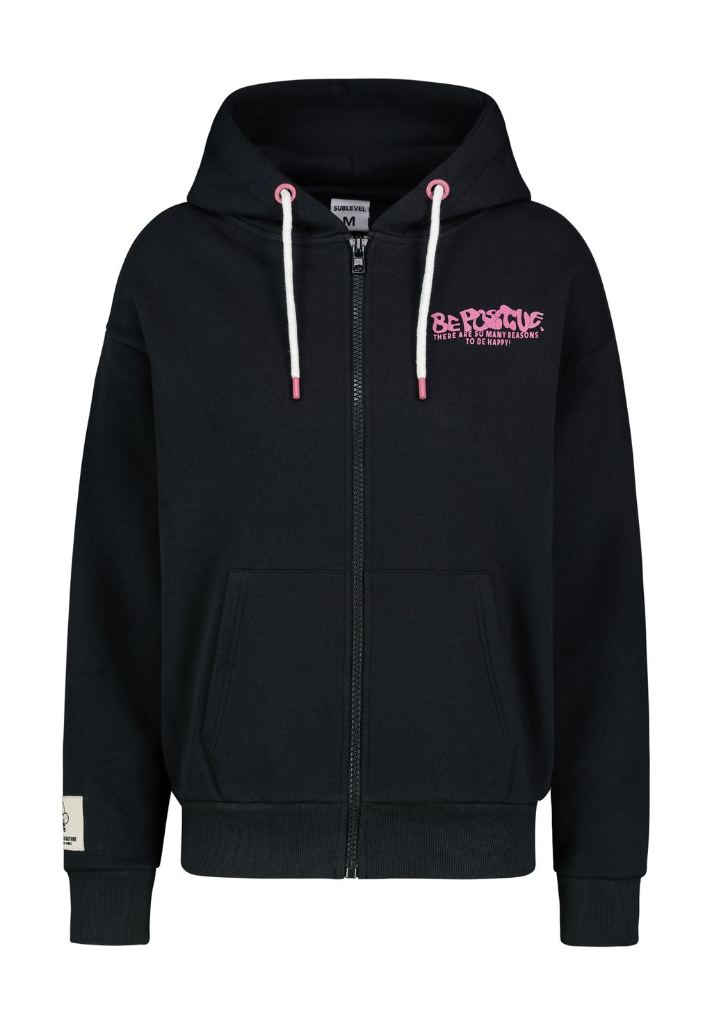 

Толстовка на молнии MIT PRINT Sublevel, темно-серый