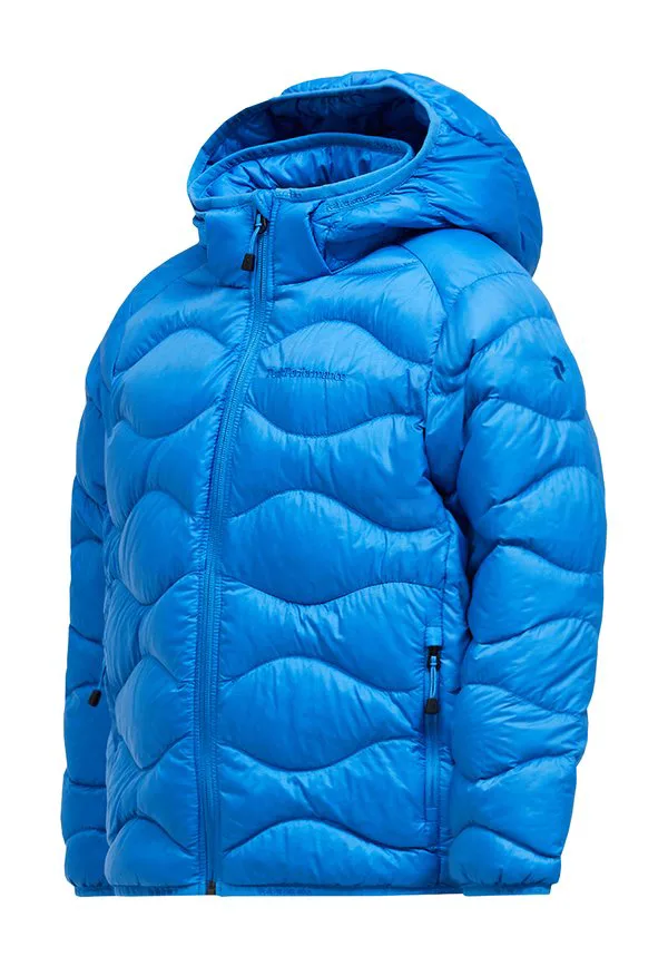 Пуховая куртка jr с гелием Peak Performance, Azurblau — фото 4