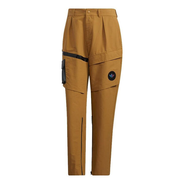 

Брюки Men's adidas originals Prem Wvn Pnt Casual Cargo Sports Pants/Trousers/Joggers Orange, оранжевый