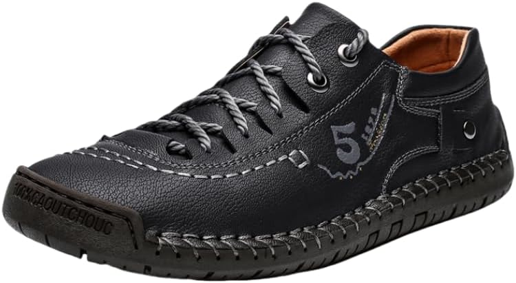 Мужские повседневные туфли Oxfords Hhhchpm, деловые формальные дерби-кроссовки. Мужские туфли Oxfords с кожаной подкладкой, черный