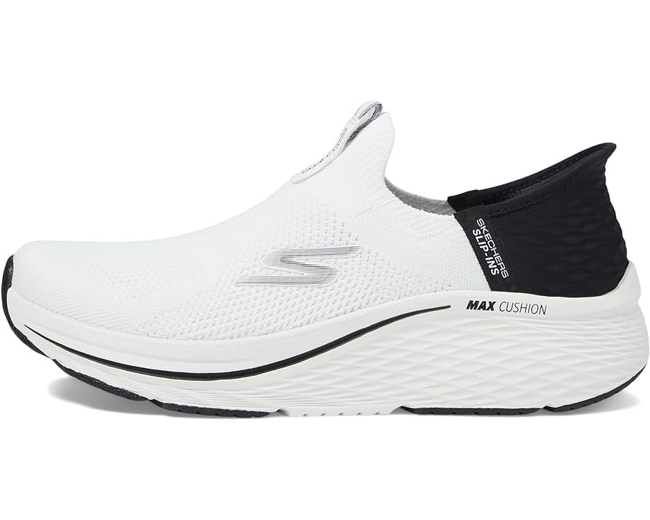 Кроссовки SKECHERS Max Cushioning Elite 2.0 Eternal Hands Free Slip-Ins, цвет White/Black — фото 4