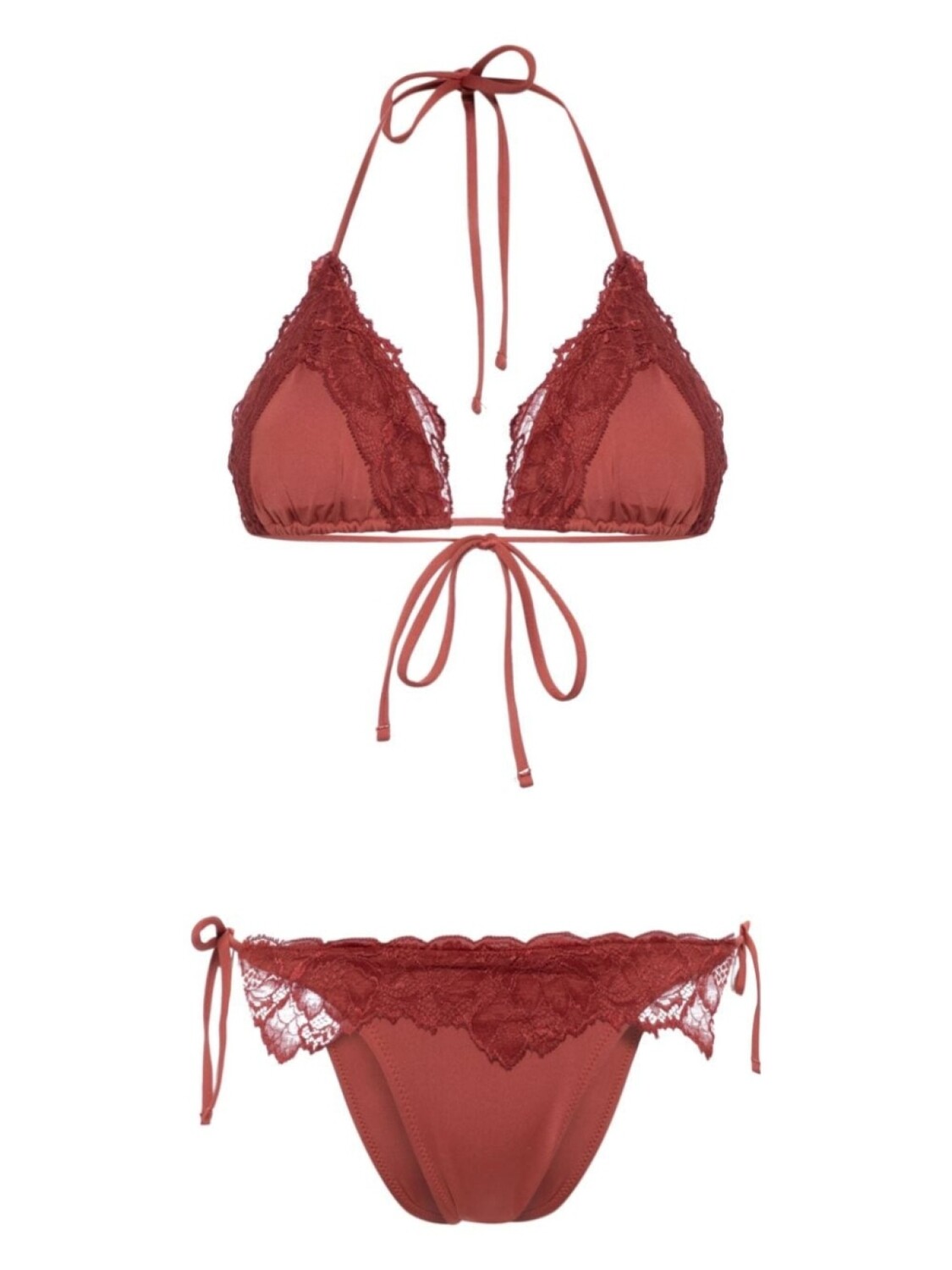

PARAMIDONNA кружевное бикини Kourtney, коричневый