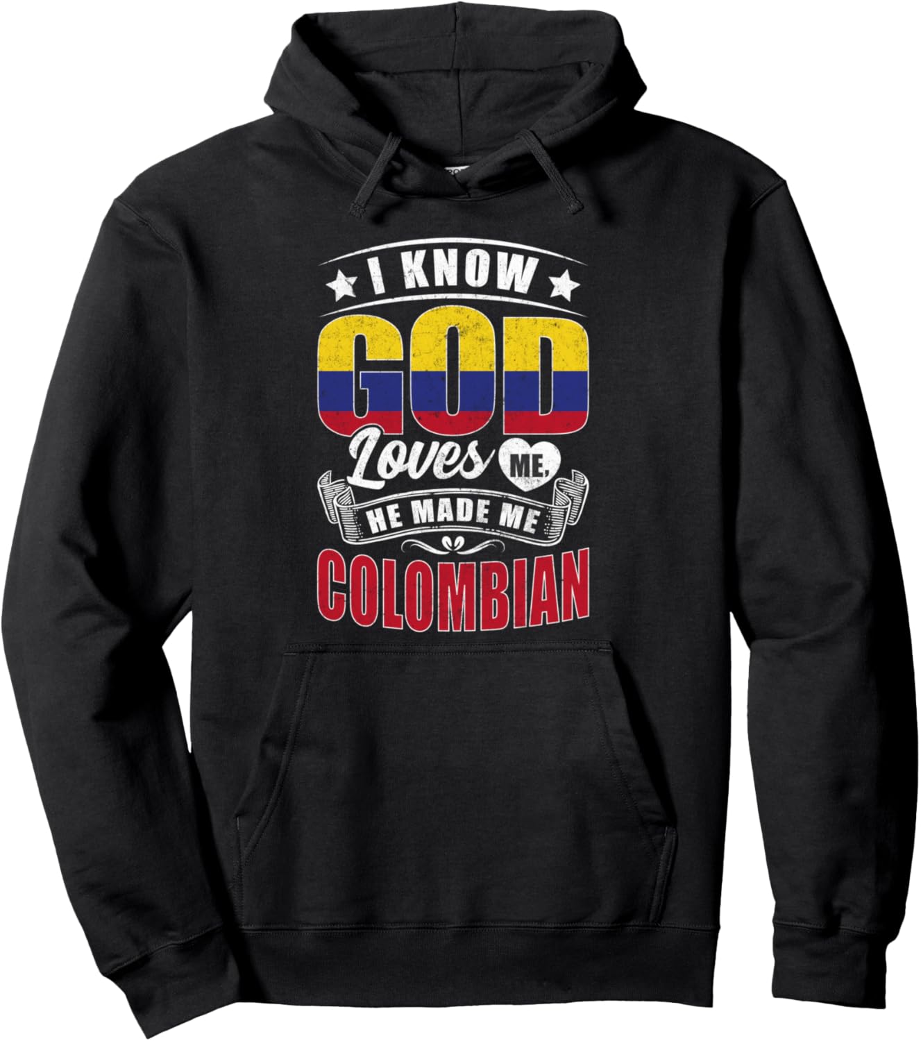 

Худи унисекс Columbia Design Colombian 99 Gifts Colombian Fan T-Shirts & Jersey, черный