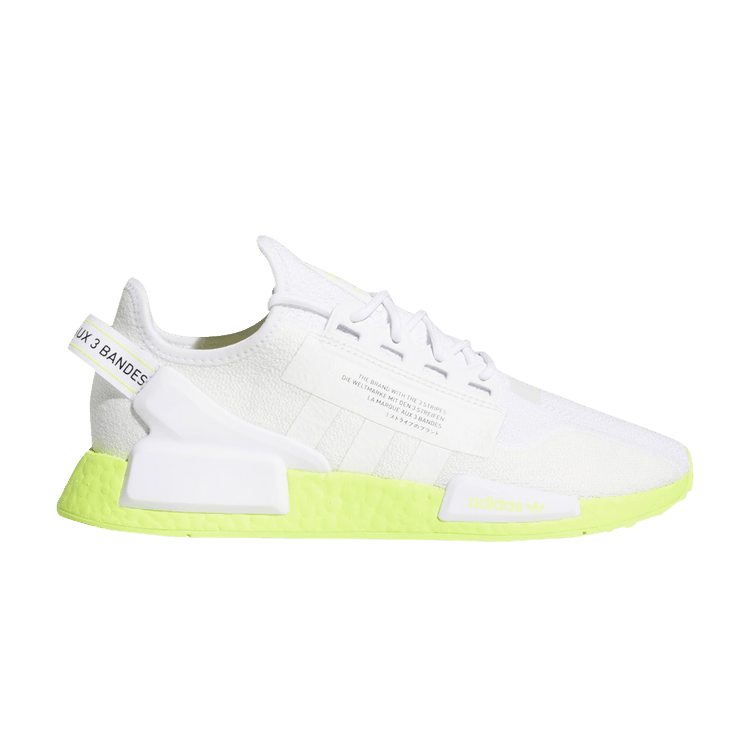 

Кроссовки adidas NMD_R1 V2 'White Solar Yellow', белый