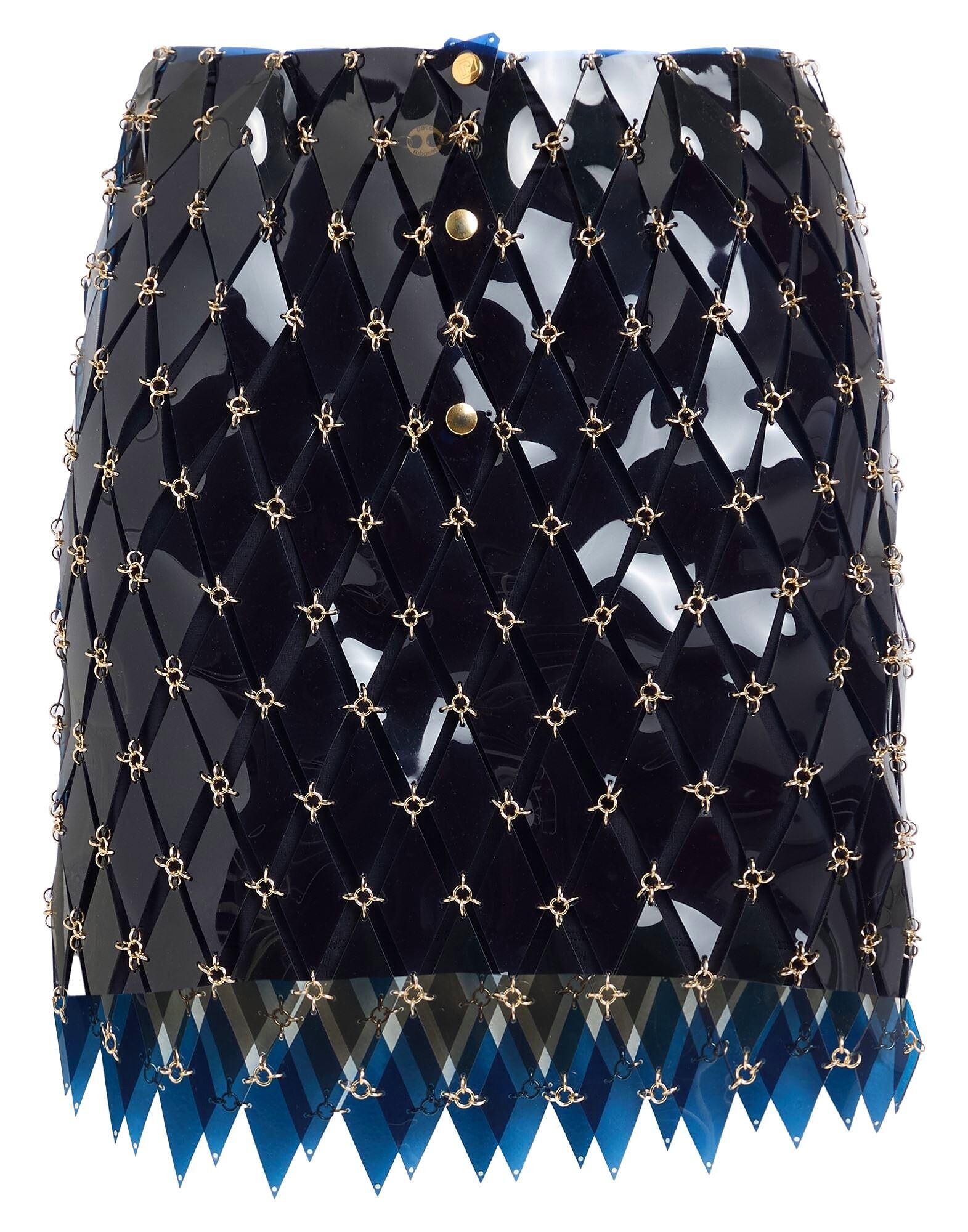 

Мини-юбка Rabanne, полуночно-синий