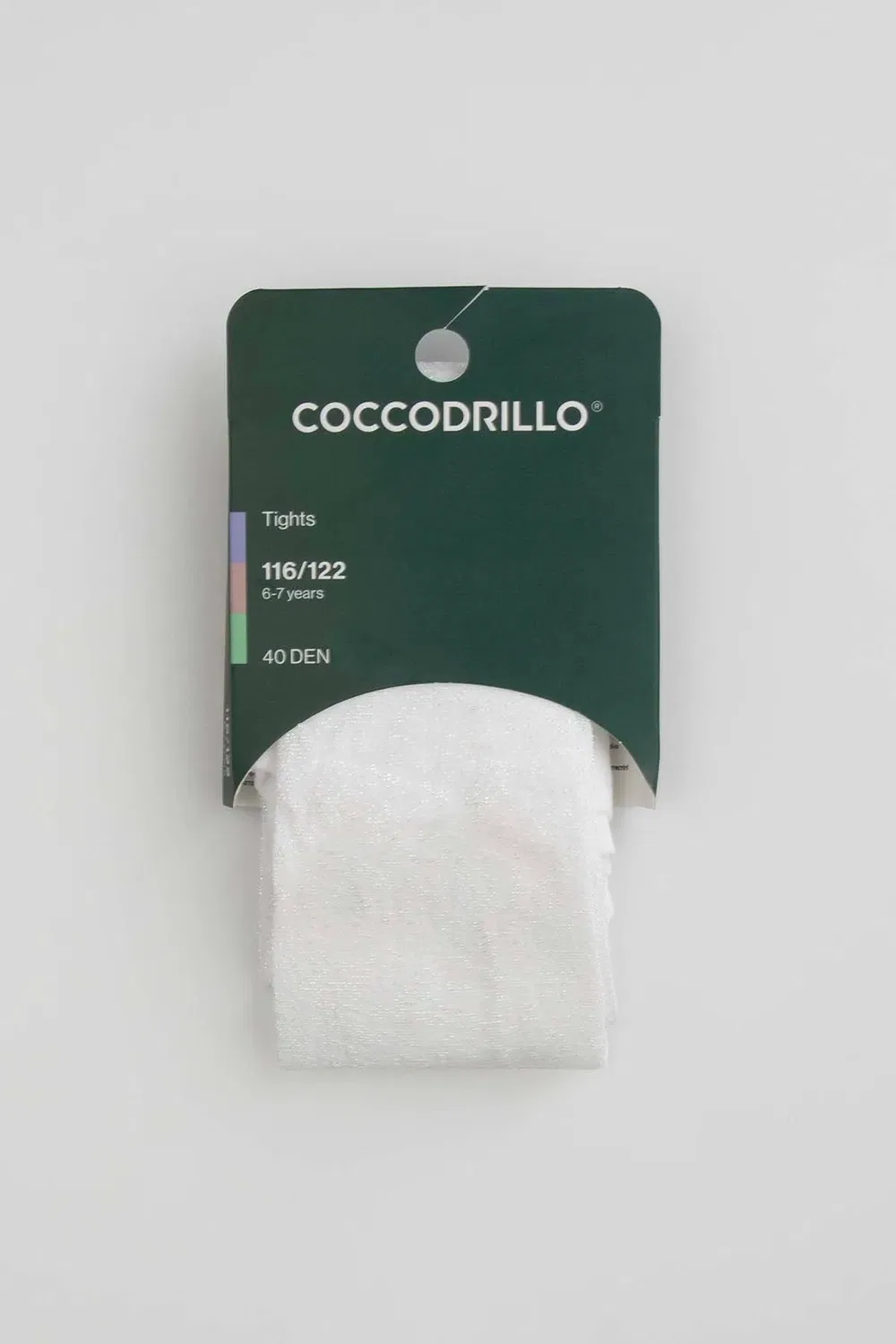 Колготки с металлической нитью Coccodrillo, белый