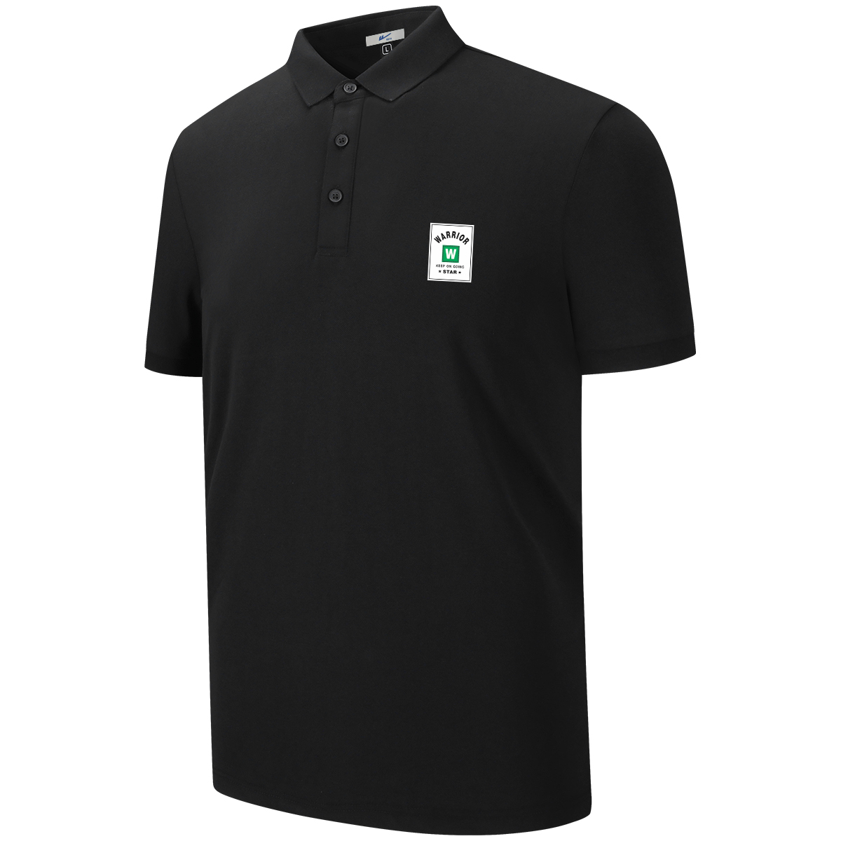 

Футболка поло унисекс WARRIOR, белая