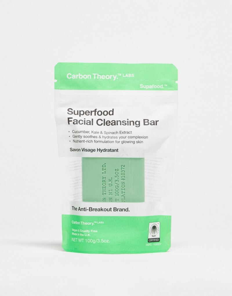 

Carbon Theory - Superfood - Очищающее мыло для лица, NESSUN COLORE