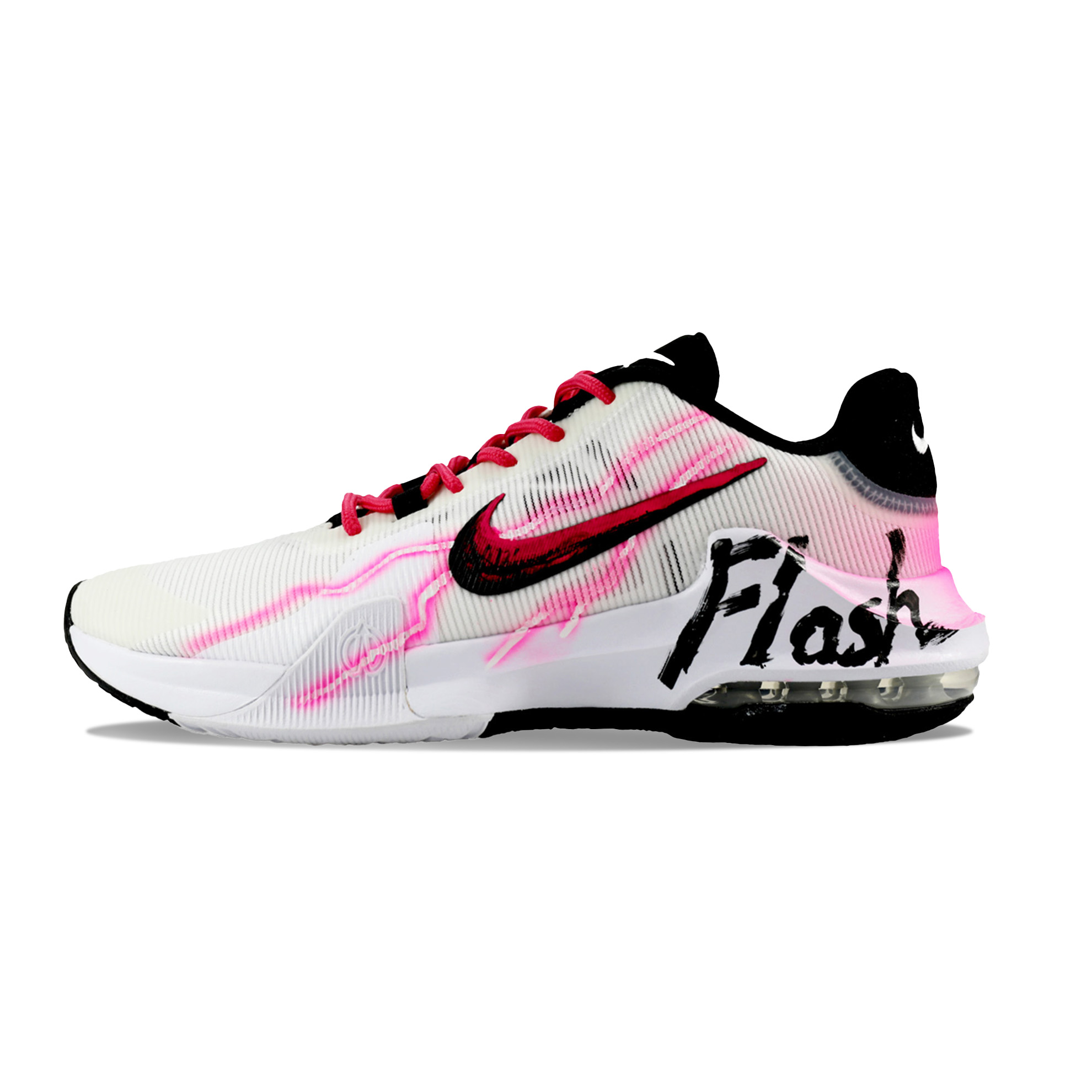

Nike Кроссовки Air Max Impact 4 Basketball Shoes Men's Low top Pink Black